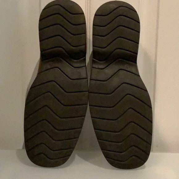 FEETFIRST MENS TAN LEATHER LOAFERS/SLIP ONS MADE IN ITALY SIZE 43 - Picture 5 of 13